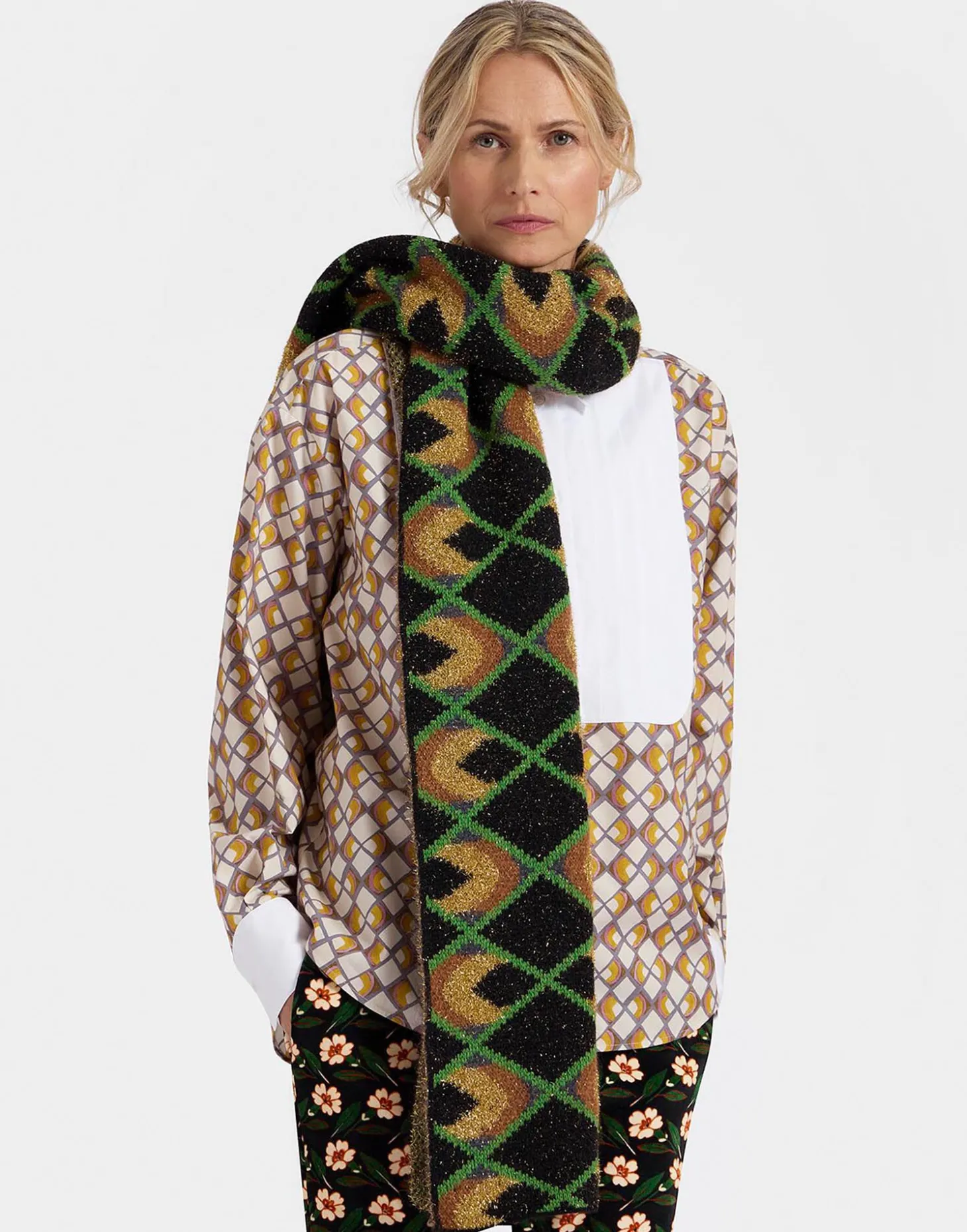 Half-Light ScarfHalf-Light Black in Jacquard