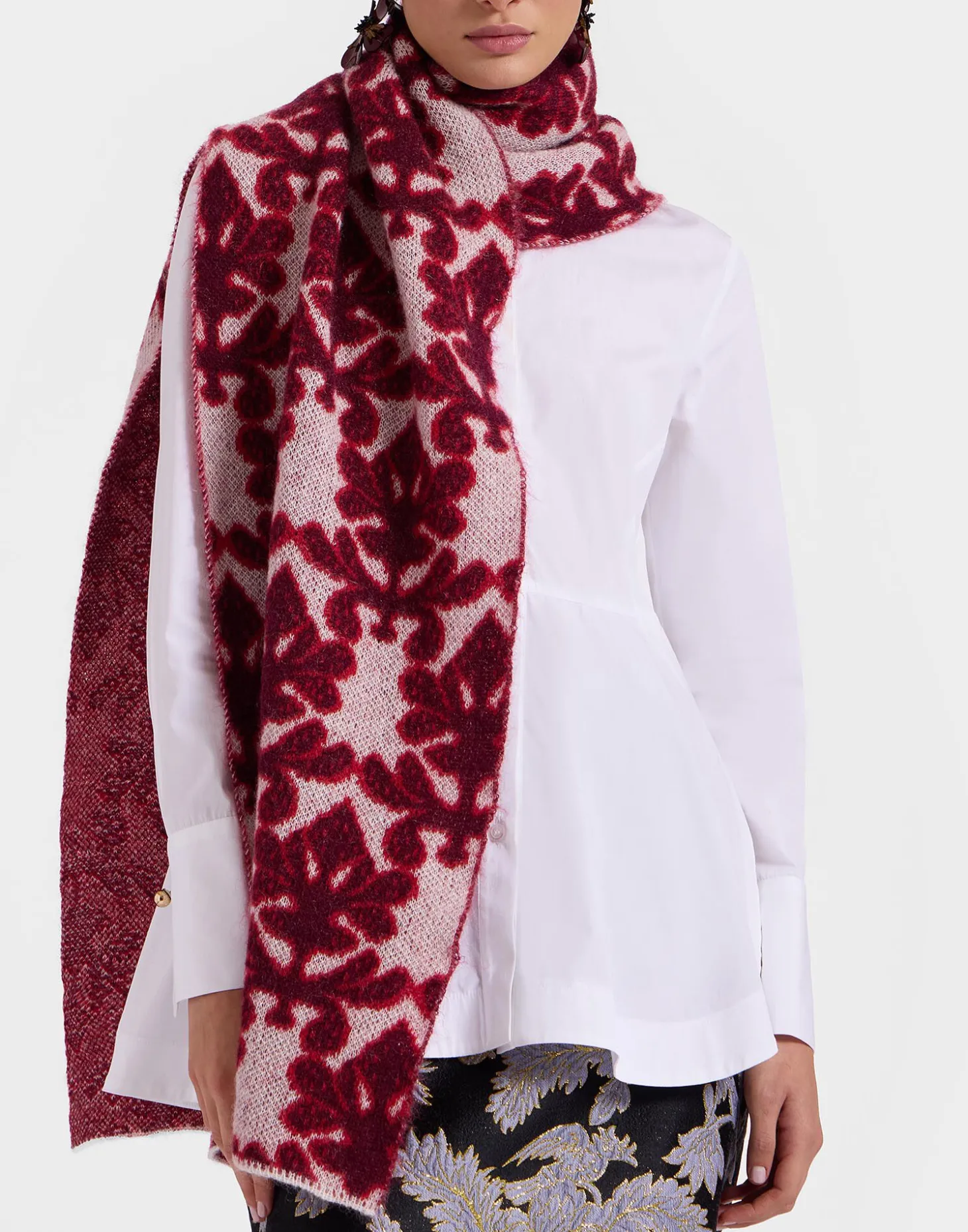 Half-Light ScarfHerald Cream in Light Mohair