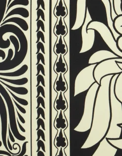 Halle DressMix Tiles Plac&eacute;e Black in Envers Satin