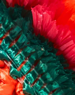 Halo HeadbandSolid Orange in Raffia Crochet