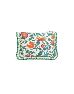 Hand PochetteDragonflower Mini Multicolor in Shot Cotton