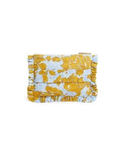 Hand PochetteTangle Light Blue in Printed Lace