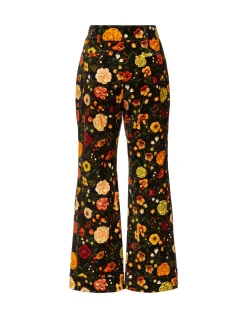 Hendrix PantsBotticelli Black in Cotton Velvet