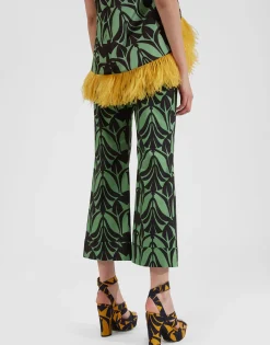 Hendrix PantsPapyrus Green in Heavy Stretch Cotton