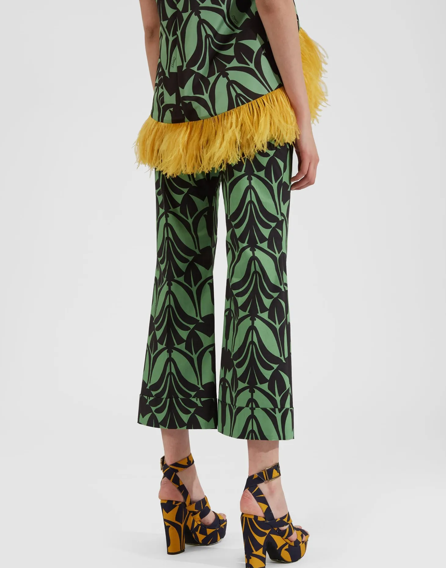 Hendrix PantsPapyrus Green in Heavy Stretch Cotton