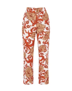 Hendrix PantsReef White in Shot Cotton