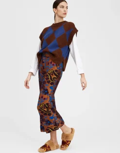 Hendrix PantsSelva Brown in Jacquard