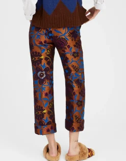 Hendrix PantsSelva Brown in Jacquard