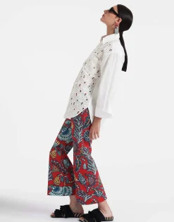 Hendrix PantsSicomore Red in Heavy Stretch Cotton