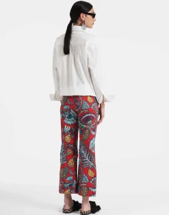 Hendrix PantsSicomore Red in Heavy Stretch Cotton