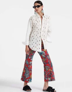 Hendrix PantsSicomore Red in Heavy Stretch Cotton