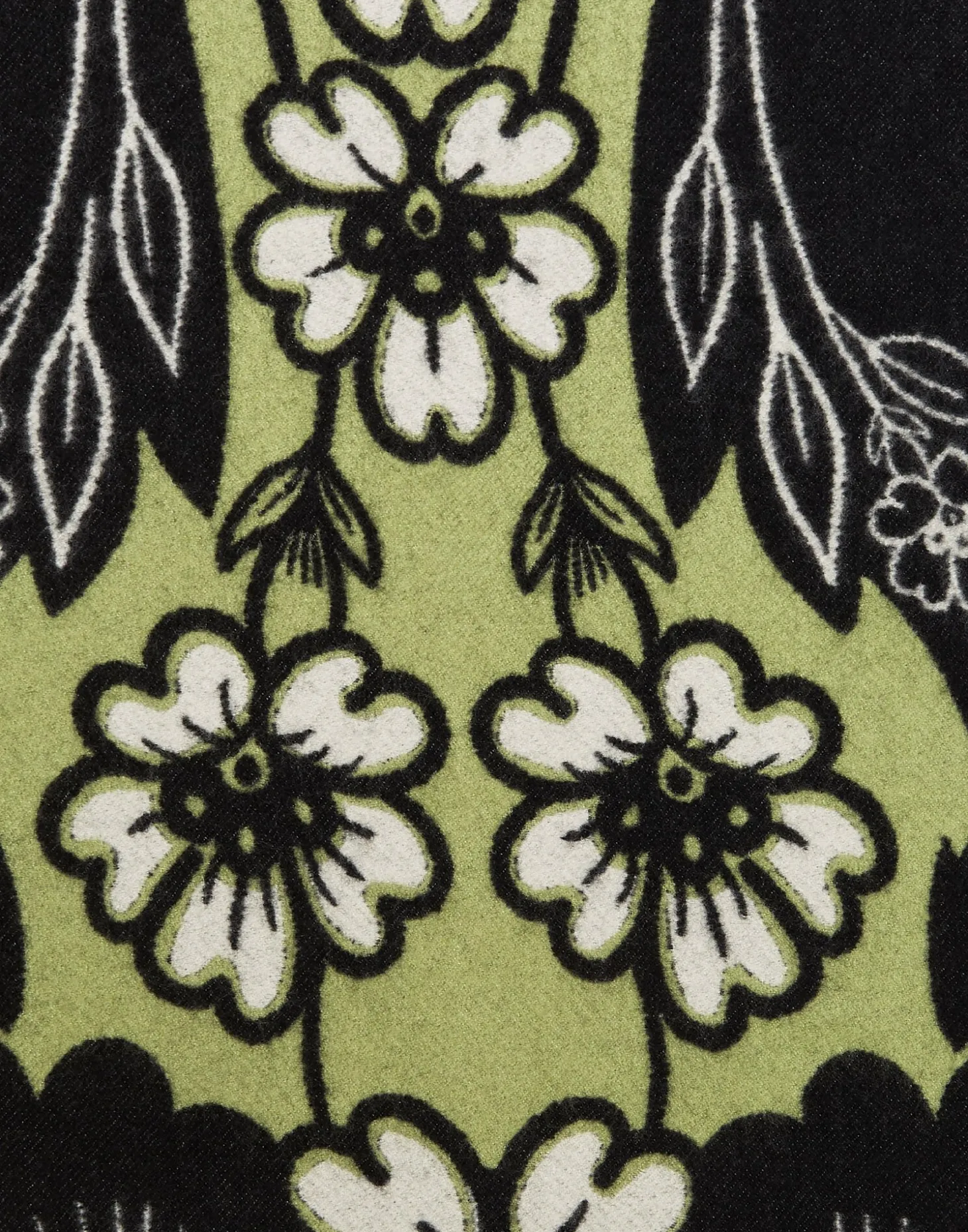 Herald ScarfMayfair Black in Wool Silk