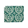 Herringbone Placemat Set of 2Green Garland in Cotton Chevron