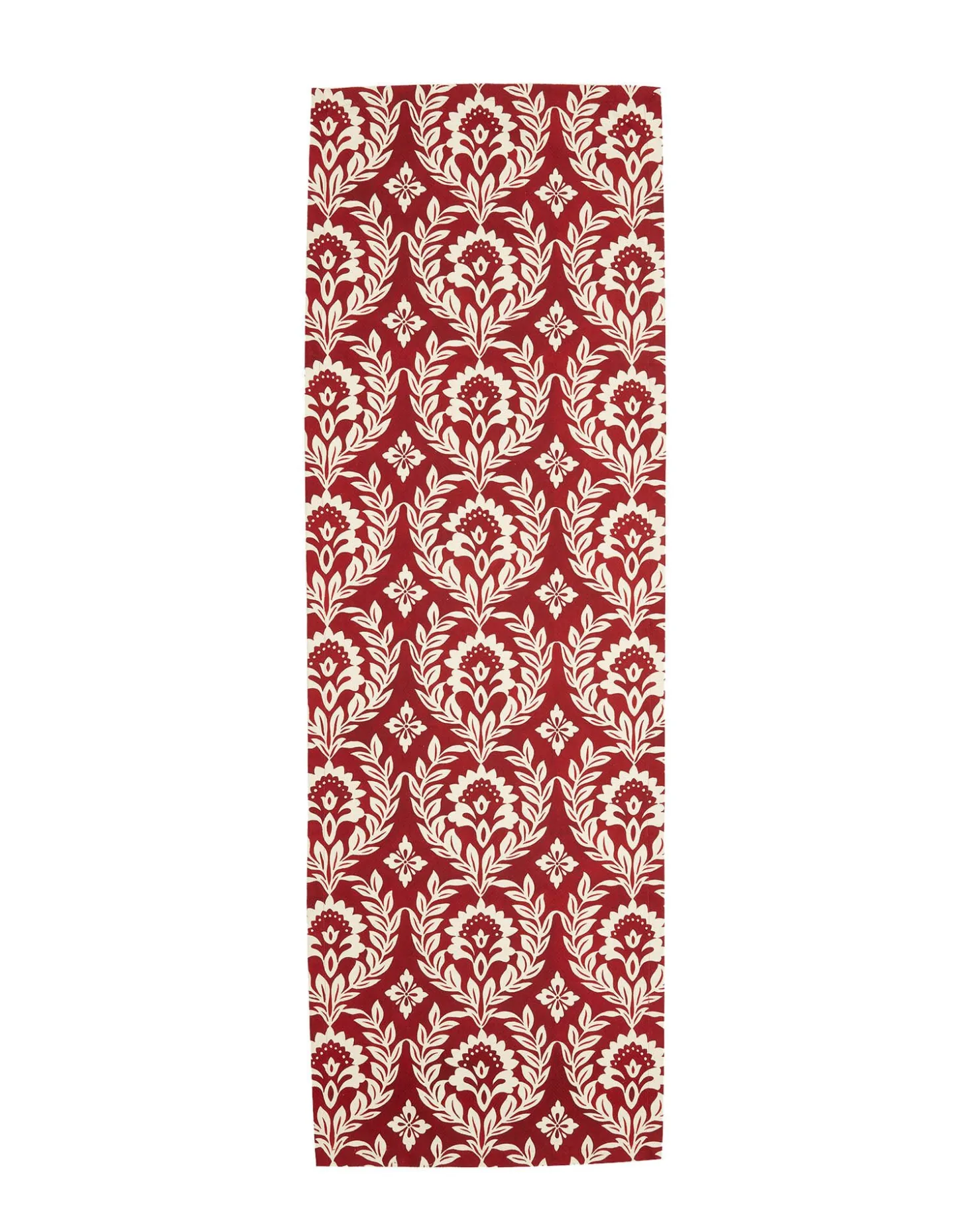 Herringbone RunnerGarland Bordeaux in Cotton Chevron