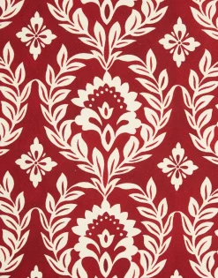 Herringbone RunnerGarland Bordeaux in Cotton Chevron