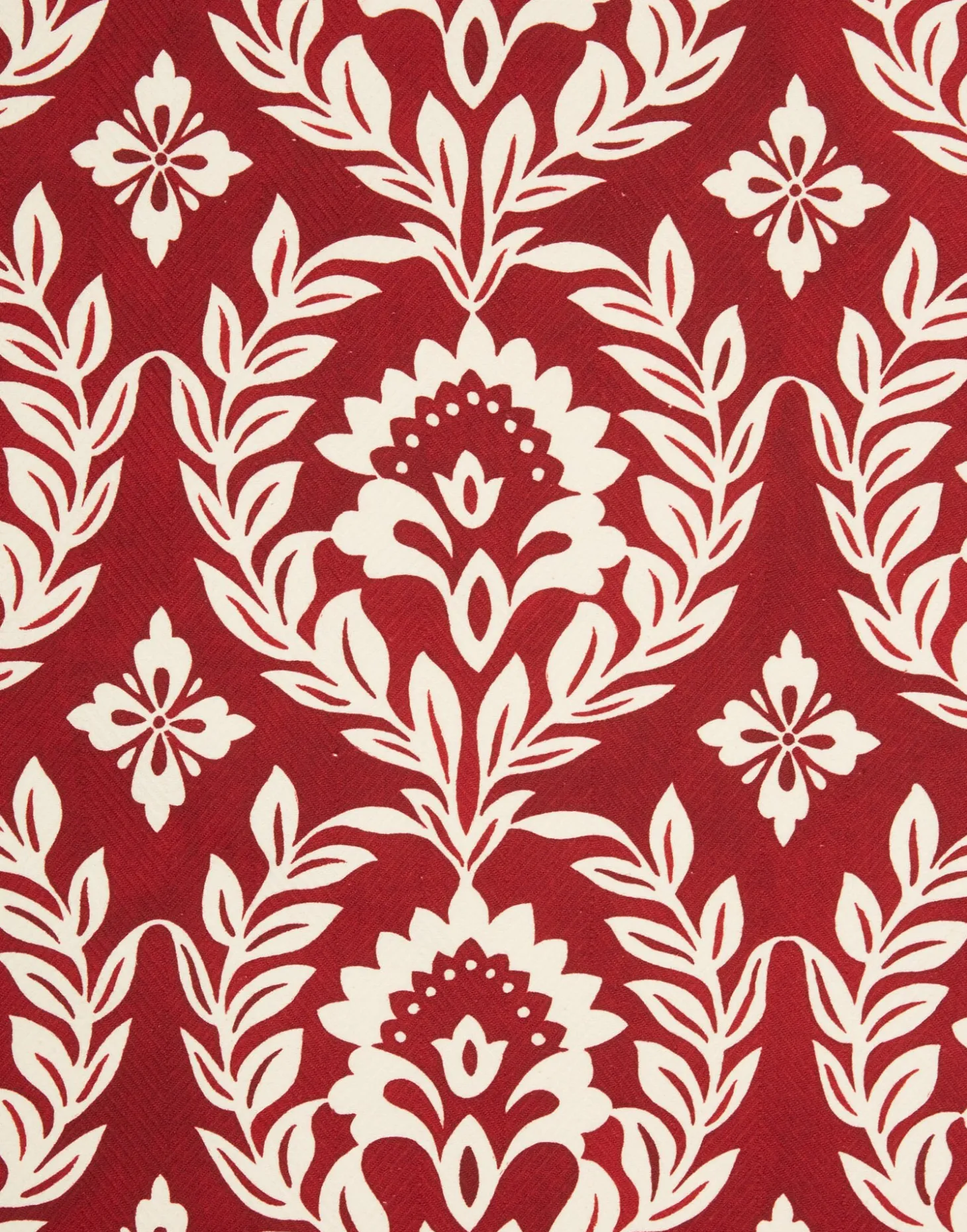 Herringbone RunnerGarland Bordeaux in Cotton Chevron