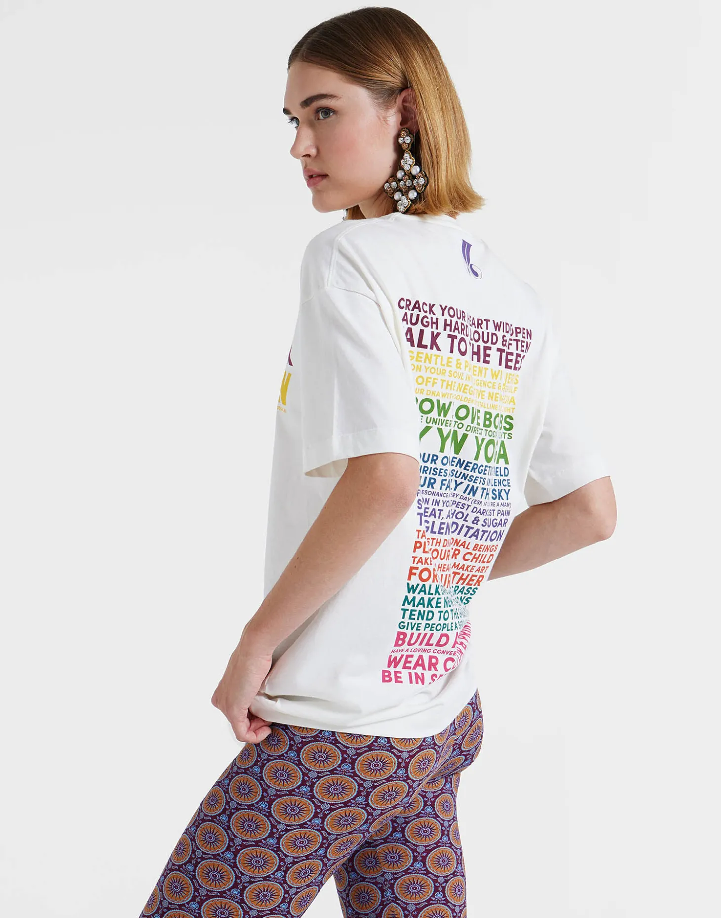 House T-ShirtOff White in Jersey