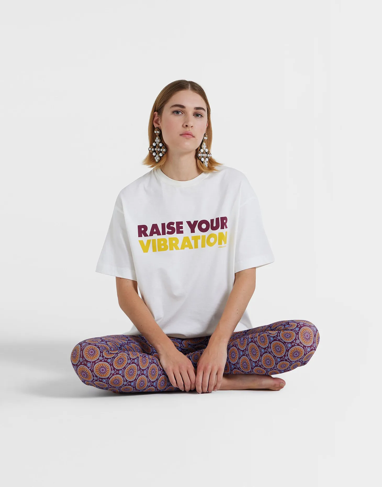 House T-ShirtOff White in Jersey