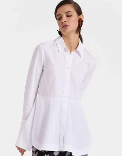Iris ShirtSolid White in Tailor Poplin