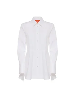Iris ShirtSolid White in Tailor Poplin