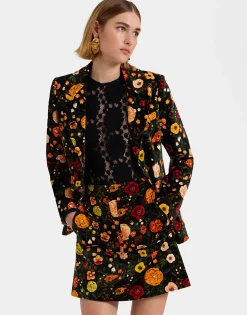 24/7 JacketBotticelli Black in Cotton Velvet