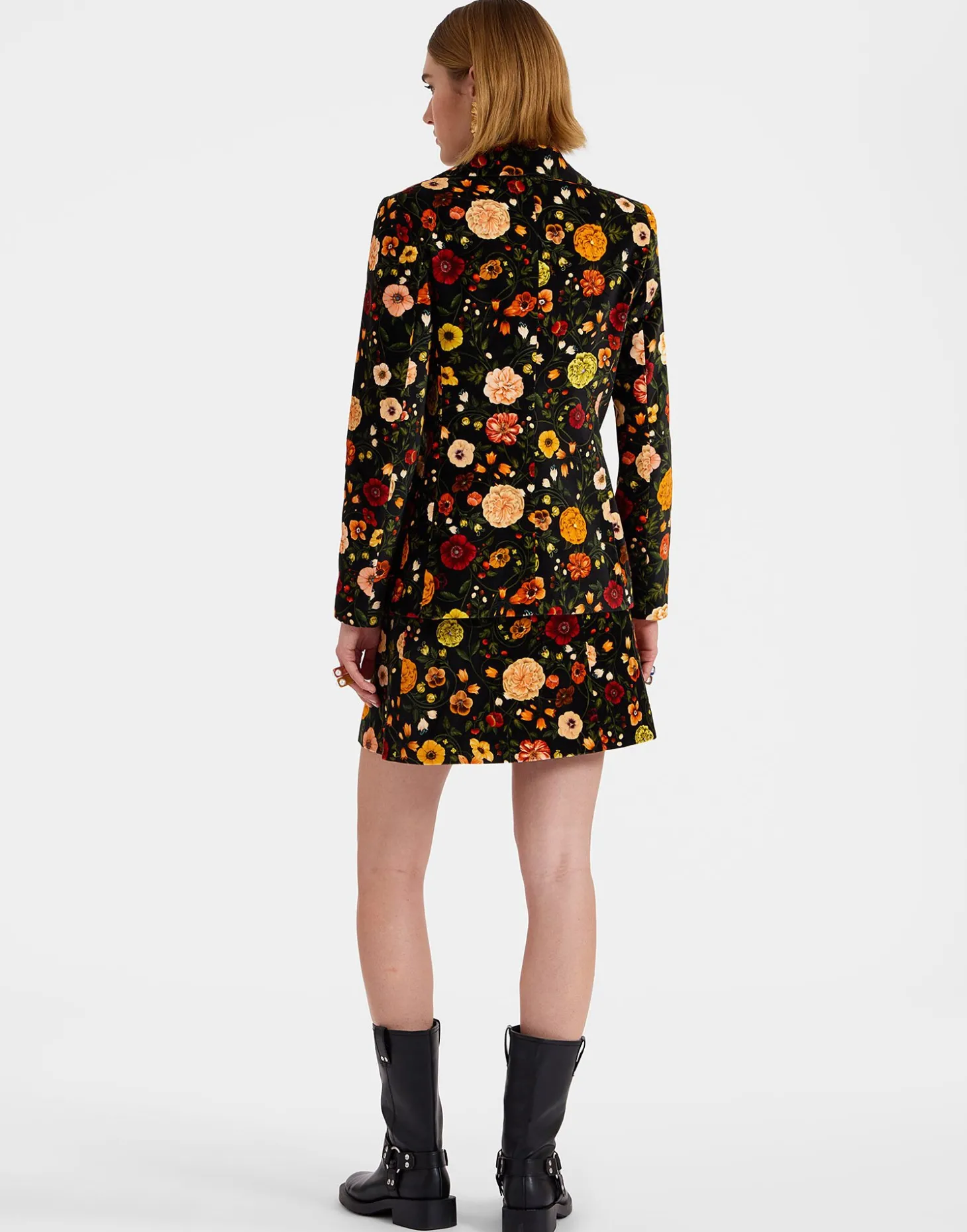 24/7 JacketBotticelli Black in Cotton Velvet