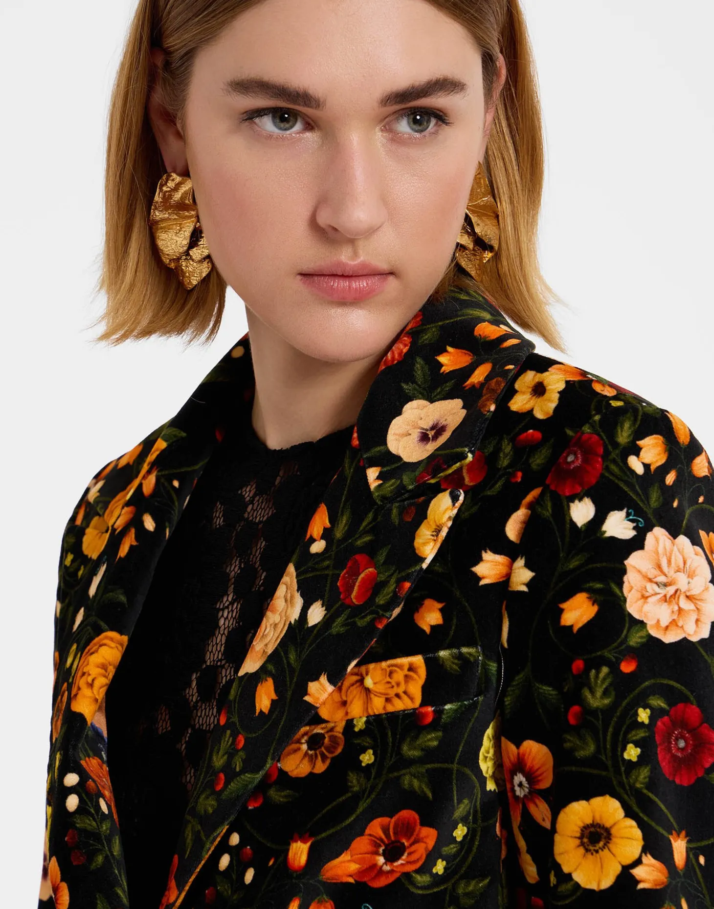 24/7 JacketBotticelli Black in Cotton Velvet