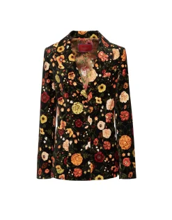 24/7 JacketBotticelli Black in Cotton Velvet