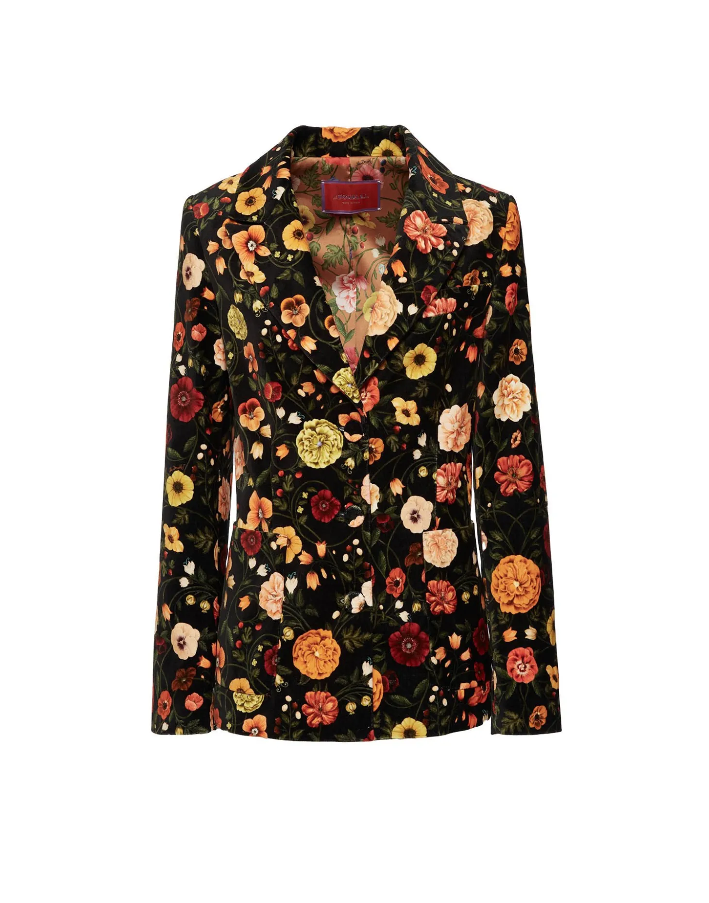 24/7 JacketBotticelli Black in Cotton Velvet