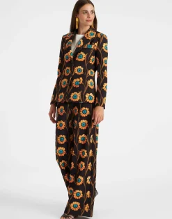 24/7 JacketDaisychain Black in Compact Jersey