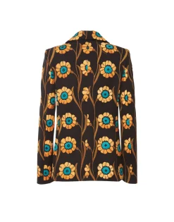 24/7 JacketDaisychain Black in Compact Jersey