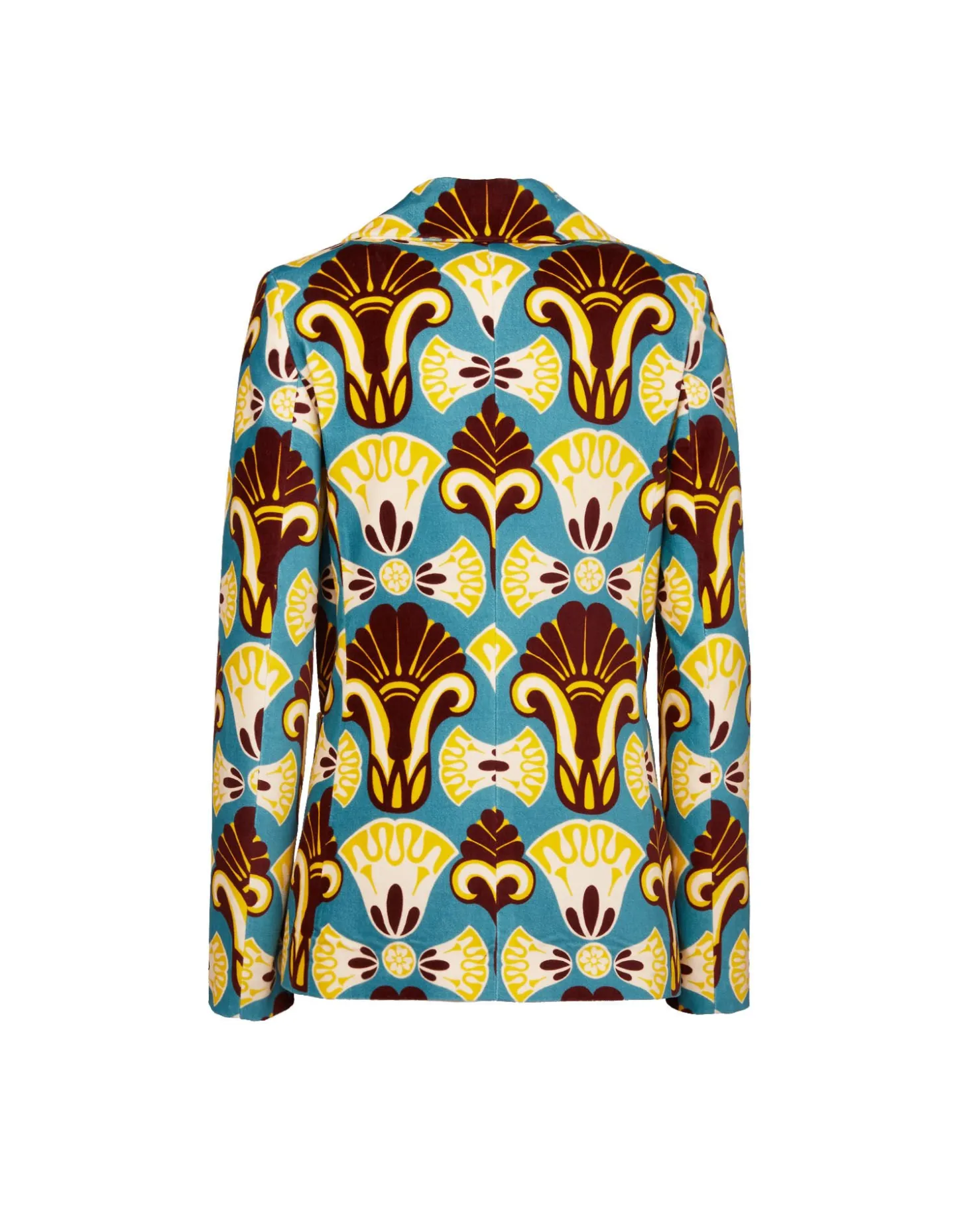 24/7 JacketDendera Light Blue in Cotton Velvet