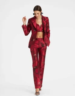 24/7 JacketRuby Red in Jacquard