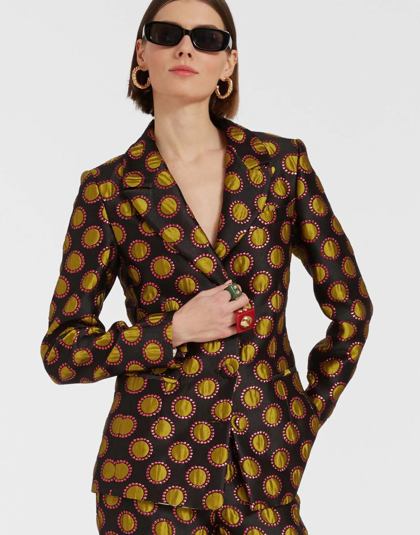 24/7 JacketWinter Sun Black in Jacquard