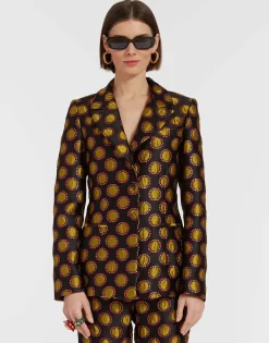 24/7 JacketWinter Sun Black in Jacquard