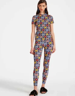 Jazzercize T-ShirtWhitsun Mini Blue in Skinny Jersey