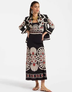 JJ Jean JacketMedallion Plac&eacute;e Black in Denim