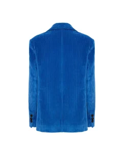 Kelly JacketSolid Light Blue in Velvet Corduroy