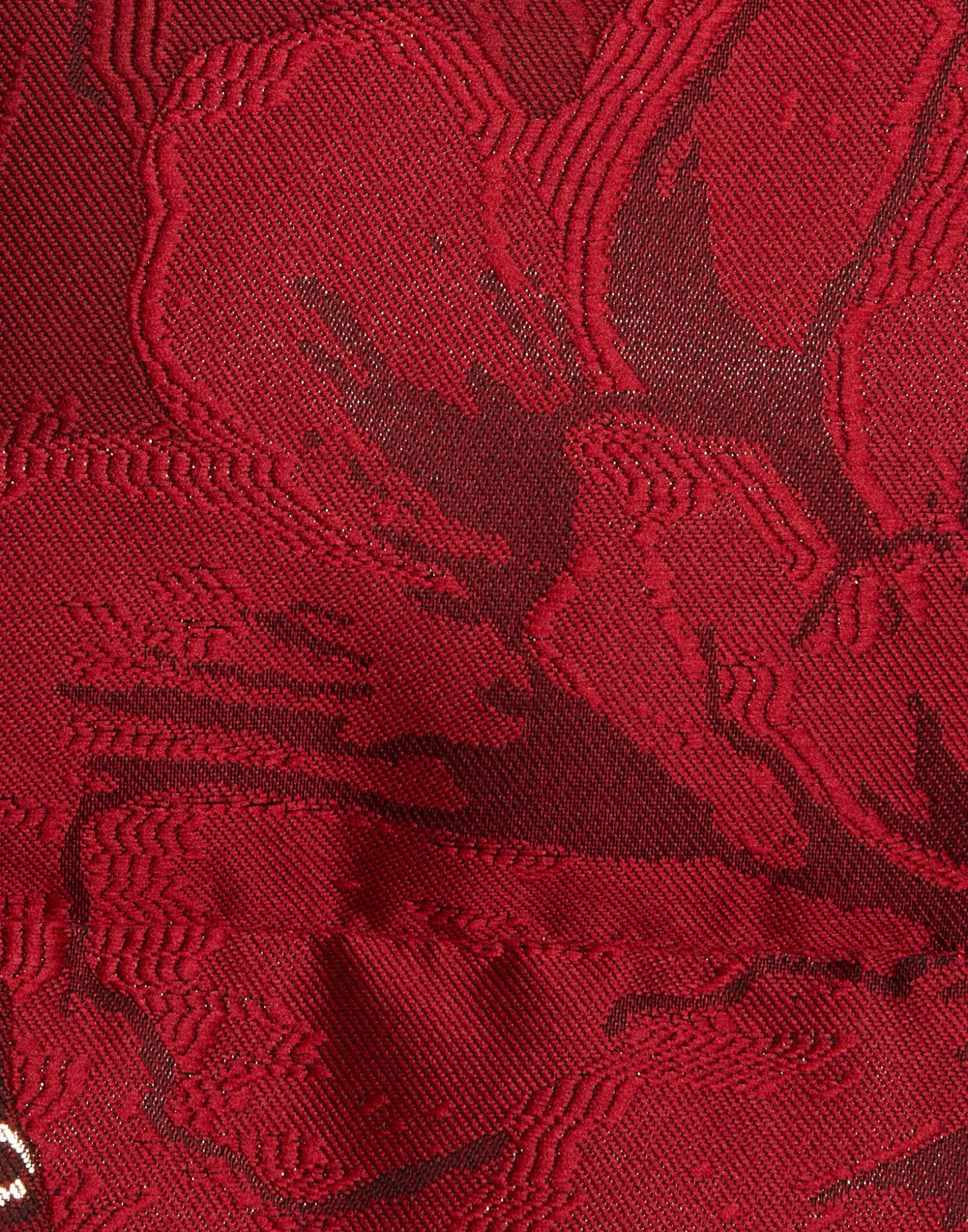 La Comasca Puffer BomberRuby Red in Jacquard