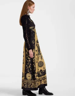 La Favorita DressBoboli Plac&eacute;e Black in Silk