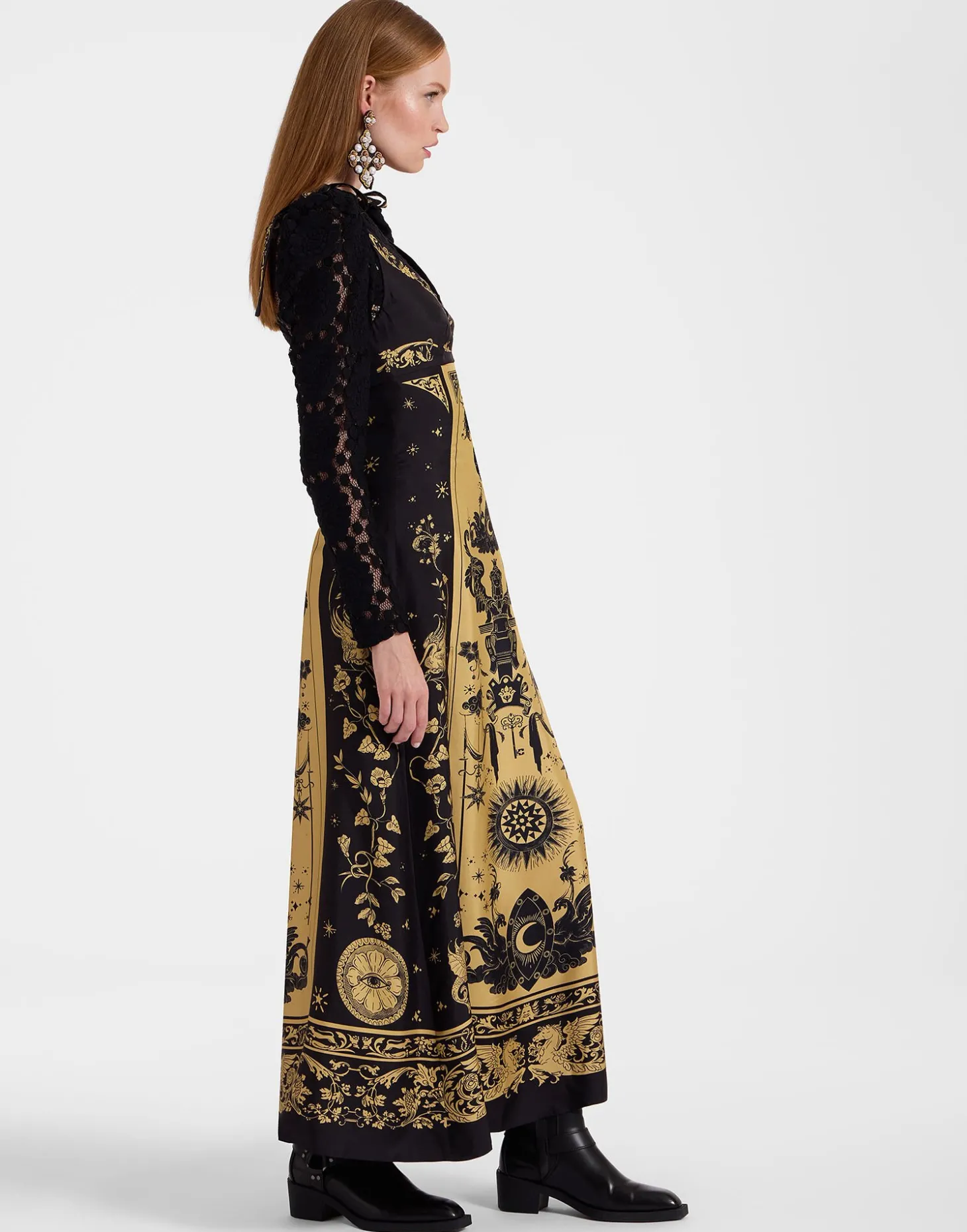 La Favorita DressBoboli Placée Black in Silk