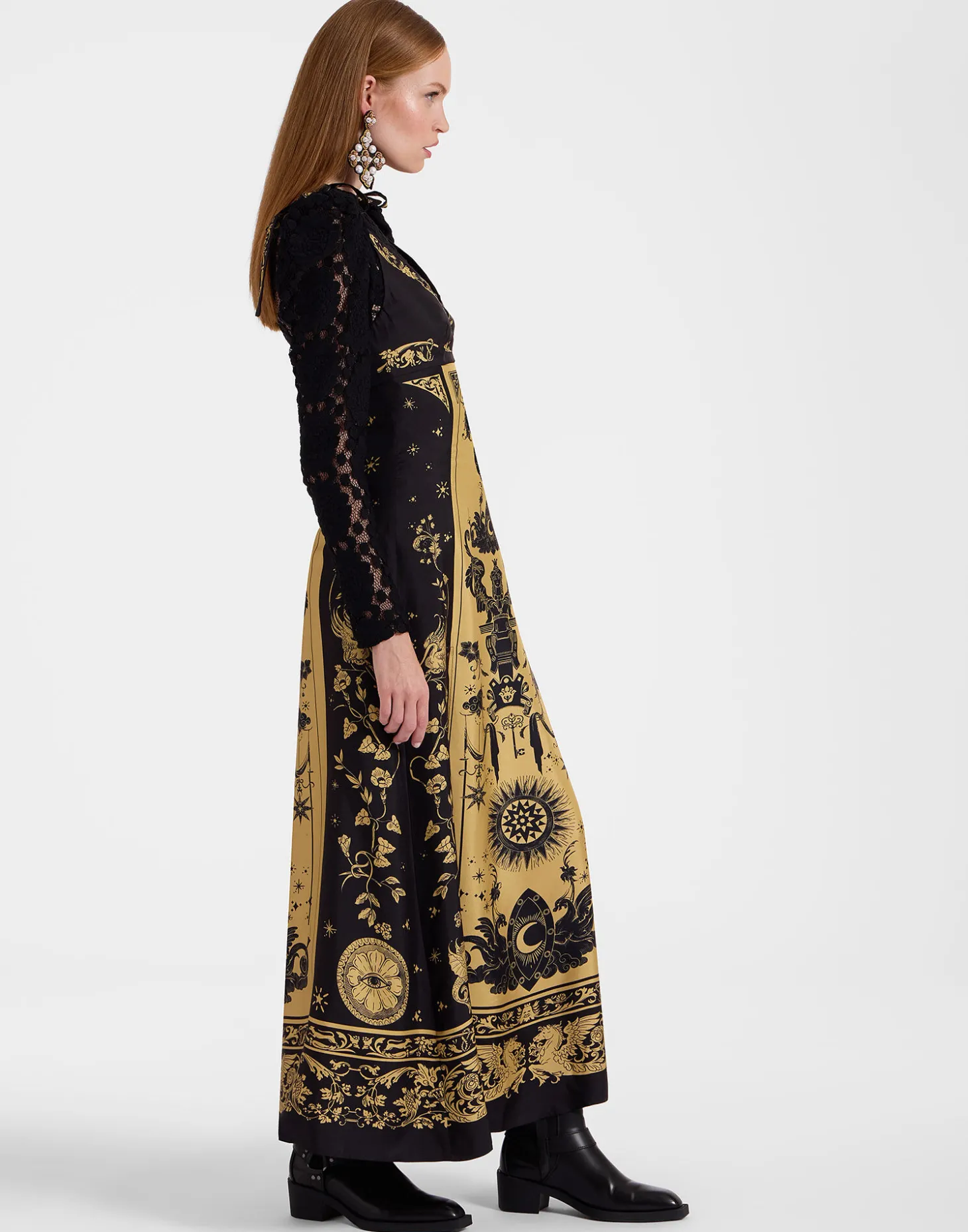 La Favorita DressBoboli Placée Black in Silk