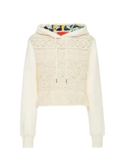 La Scala HoodiePlaza Cream in Macram&eacute;