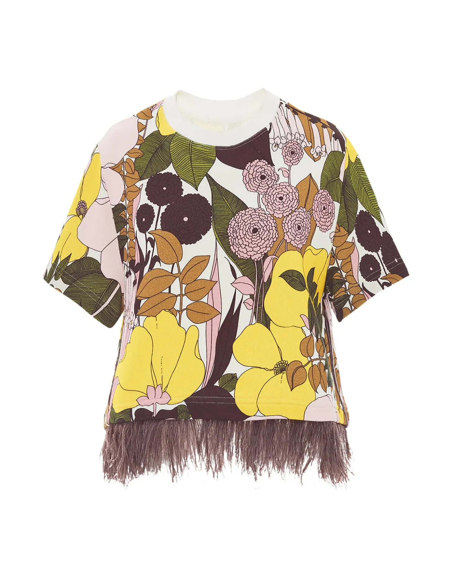 La Scala TeeBig Flower Rose in Jersey