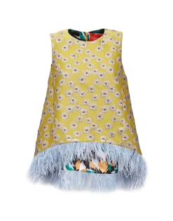 La Scala Top (With Feathers)Margarita in Jacquard