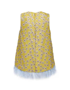 La Scala Top (With Feathers)Margarita in Jacquard