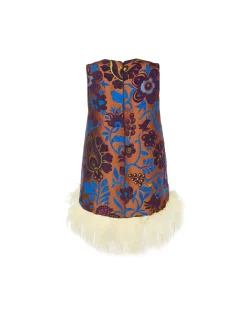 La Scala Top (With Feathers)Jacquard Selva in Jacquard