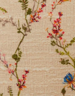 La Scala TopPrimavera Cream in Tweed With Tassels