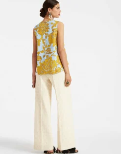 La Scala TopTangle Light Blue in Shot Cotton