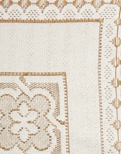 Lacey Large TableclothSolid White Smoke in Embroidered Cotton